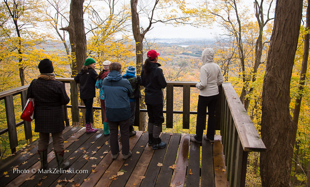 Family At Lookout In Fall Credit Markzelinski.com