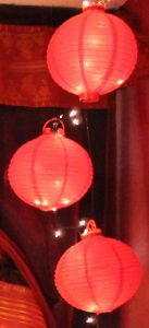 Red paper lanterns