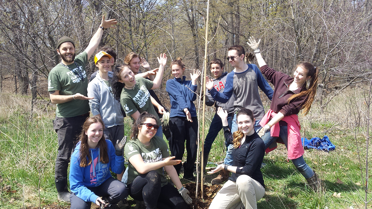 YES alliance tree planting group