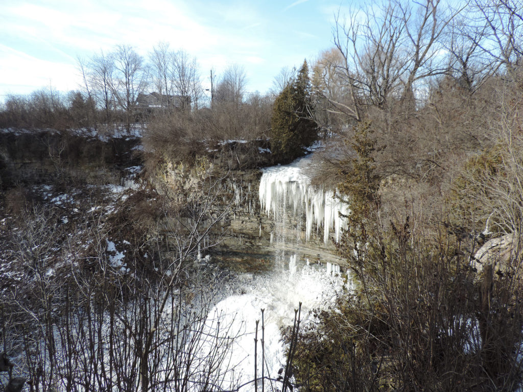Boers Falls Frozen In Winter