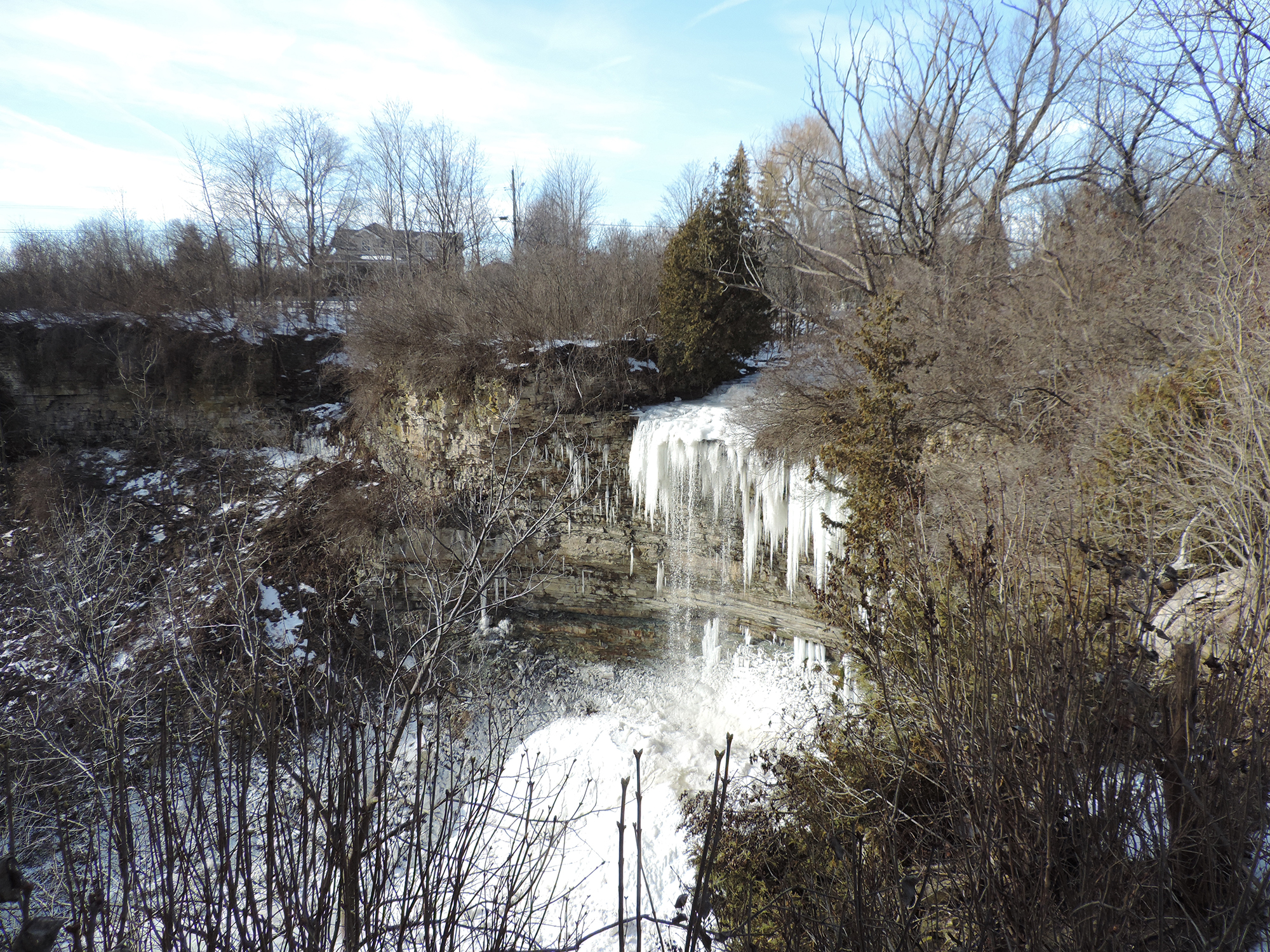 Boers Falls Frozen In Winter