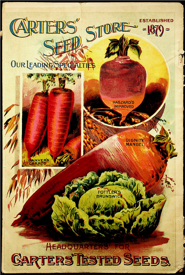 Carters Seed Store Catalogue Cover