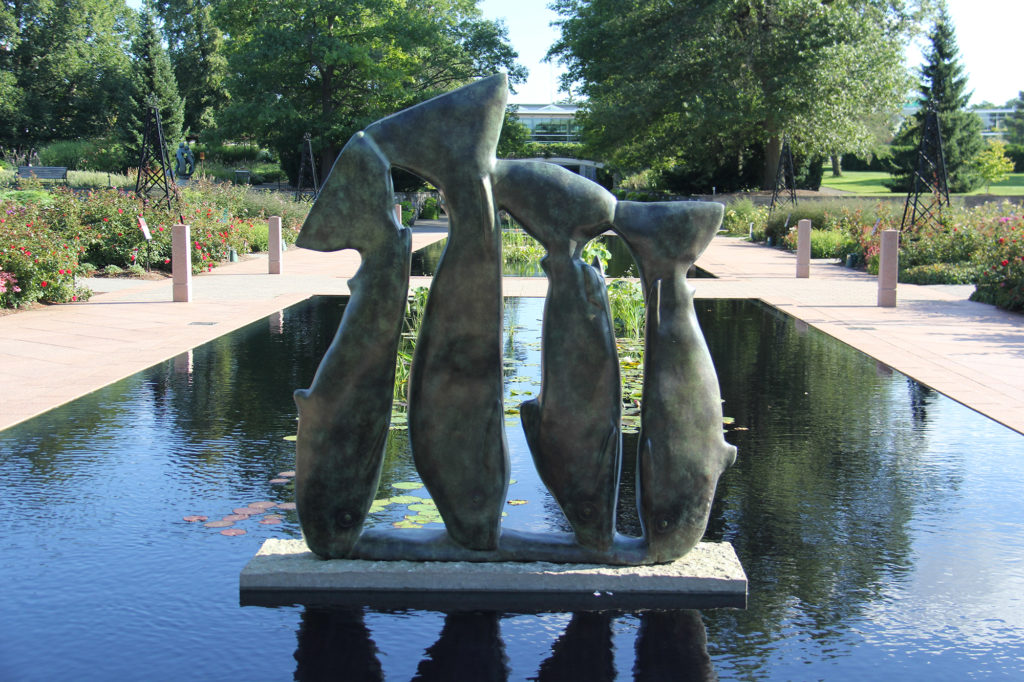 School Of Fish Sculpture Kakkee Negeoseak
